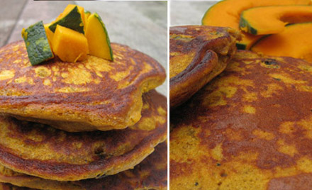 kabocha squash pancakes