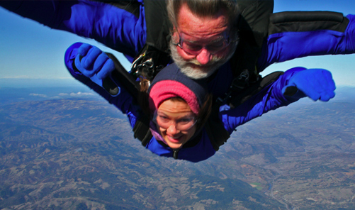falling from the sky
